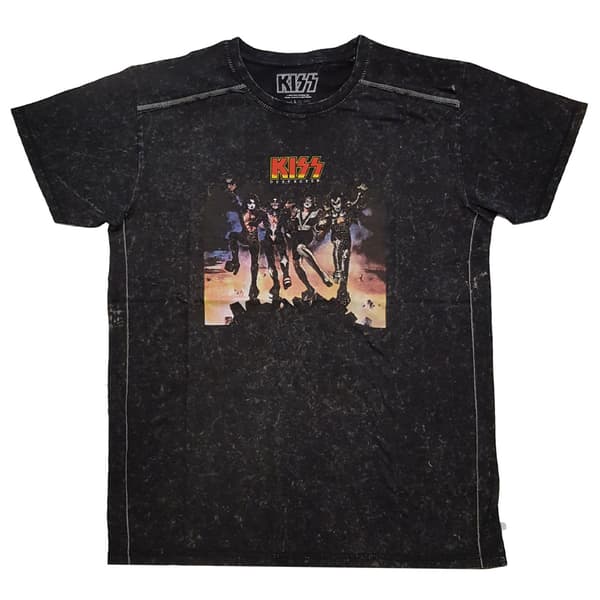 Kiss Unisex T-shirt til voksne med Destroyer