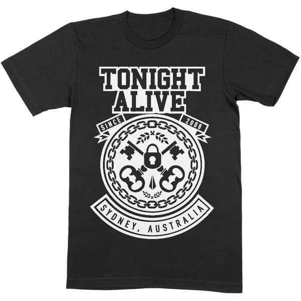 Tonight Alive Unisex vuxen nyckel T-shirt