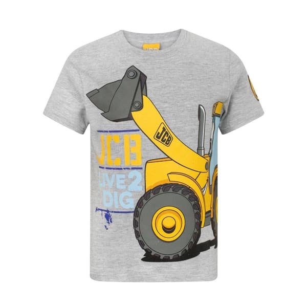JCB T-shirt för barn och ungdomar Live 2 Dig