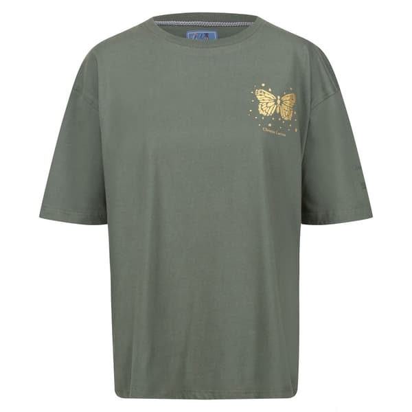 Regatta Dam/Christian Lacroix Bellegarde - T-shirt med fjärilstryck på ryggen