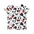 Miniatyrbillede 1 af 3: Disney Piger Mickey & Minnie Mouse T-shirt med print over det hele