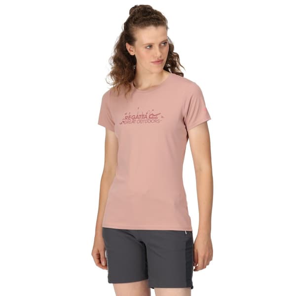 Regatta Dam/Tjej - Fingal VII - T-shirt med logotyp