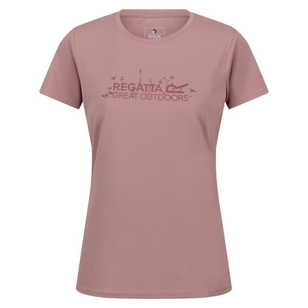 Regatta Dam/Tjej - Fingal VII - T-shirt med logotyp