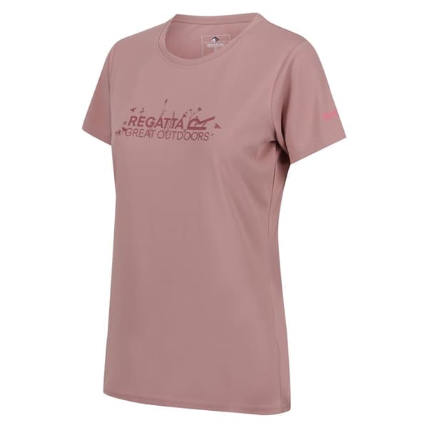Regatta Dam/Tjej - Fingal VII - T-shirt med logotyp