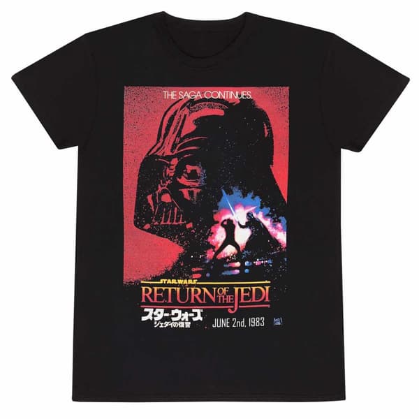 Star Wars: Return Of The Jedi Unisex Darth Vader T-Shirt för vuxna