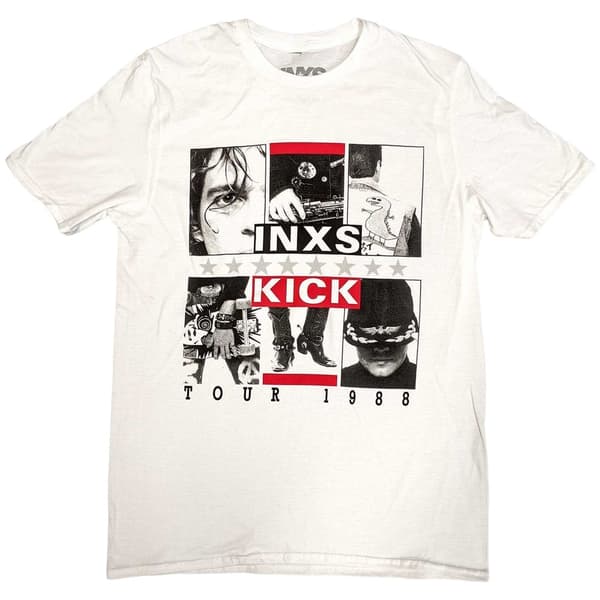 INXS Unisex vuxen Kick Tour T-shirt