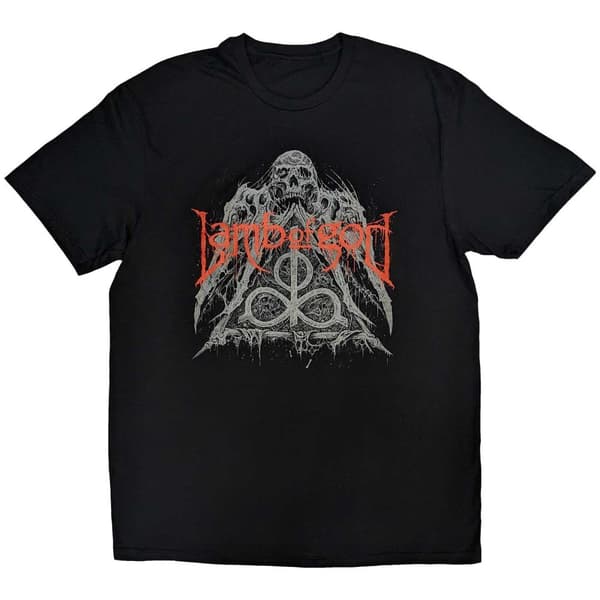 Lamb Of God Skull Pyramid T-shirt - Unisex för vuxna