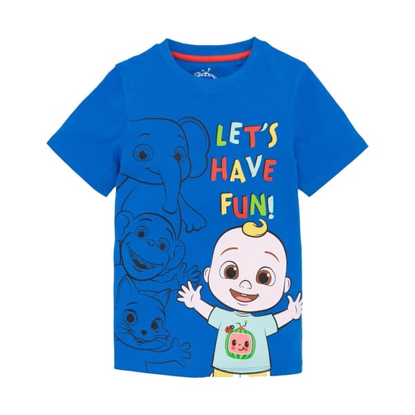 Cocomelon Kortärmad t-shirt för pojkar Let´s Have Fun!