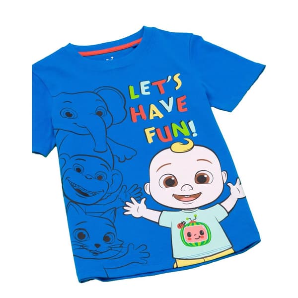 Cocomelon Kortärmad t-shirt för pojkar Let´s Have Fun!