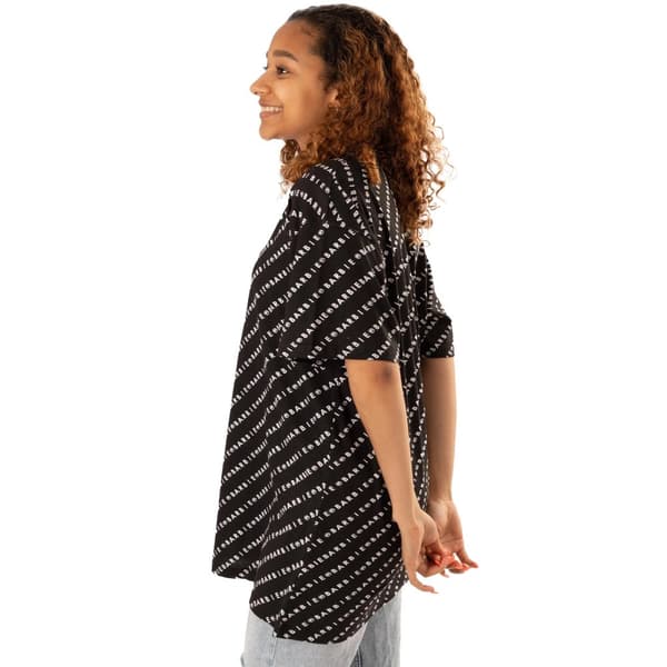 Barbie Womens/Ladies All-Over Print Logo Oversized T-Shirt