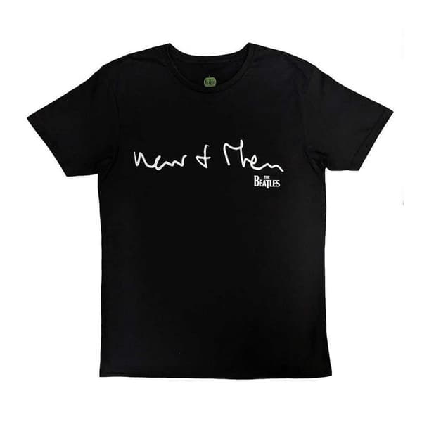 The Beatles Unisex Adult Now & Then Back Print T-Shirt Black M