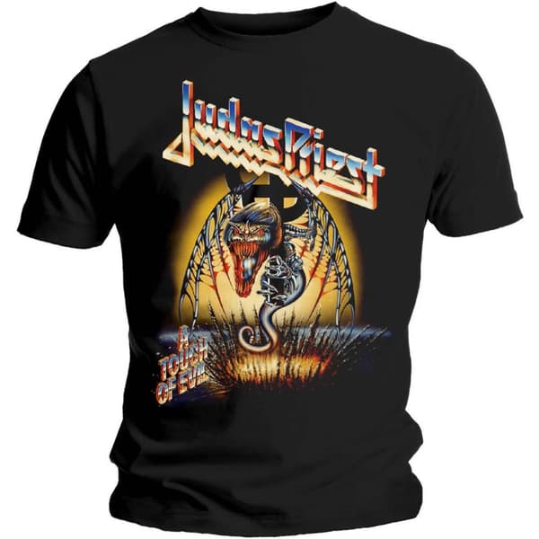 Judas Priest Unisex vuxen Touch of Evil T-shirt i bomull Black XL