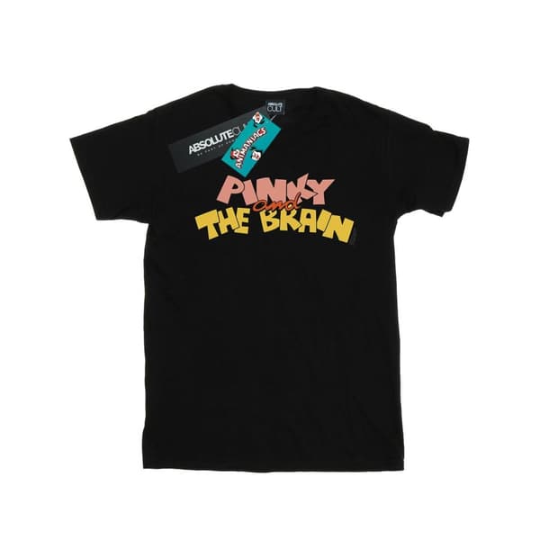 Animaniacs Mens Pinky And The Brain Logo T-Shirt