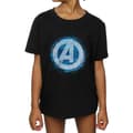Miniatyrbillede 3 af 5: Marvel Girls Avengers Glowing Logo Cotton T-Shirt