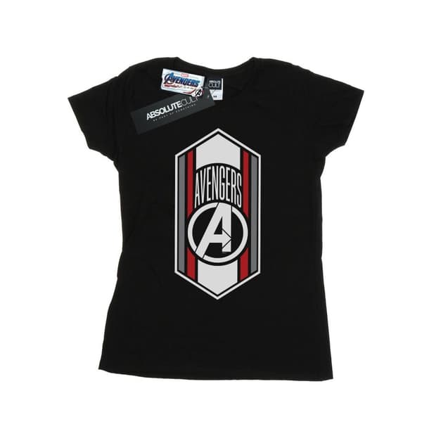 Marvel Dam/Tjej Avengers Endgame Team Icon Bomulls-T-shirt Black XXL