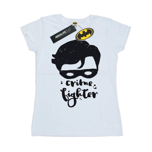 DC Comics Womens/Ladies Batman Crime Fighter Sketch Cotton T-Shirt