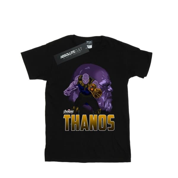 Marvel Womens/Ladies Avengers Infinity War Thanos Character Cotton Boyfriend T-Shirt