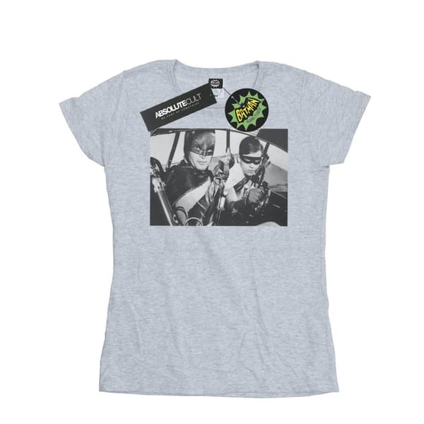 DC Comics Womens/Ladies Batman TV Series Ready For Action Cotton T-Shirt