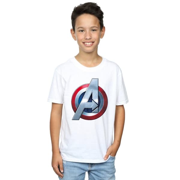 Marvel Boys Avengers 3D Logo T-Shirt