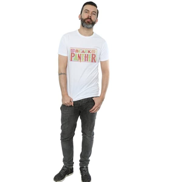 Marvel Black Panther - T-shirt med triballogo för herrar