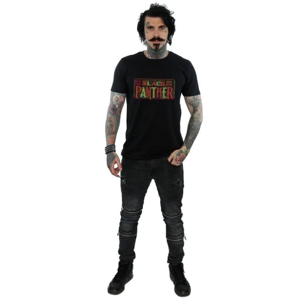 Marvel Black Panther - T-shirt med triballogo för herrar
