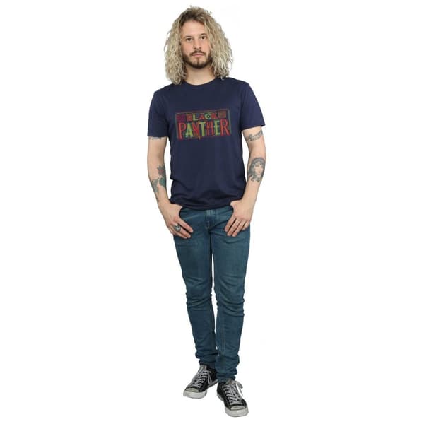 Marvel Black Panther - T-shirt med triballogo för herrar