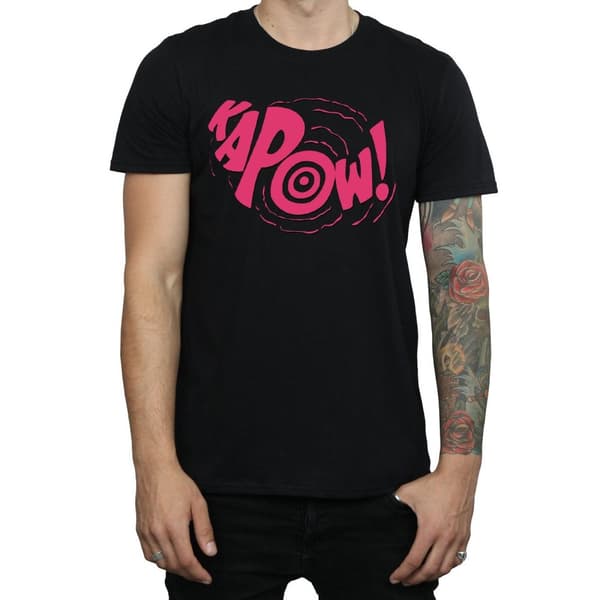 DC Comics Mens Batman TV Series Kapow T-Shirt