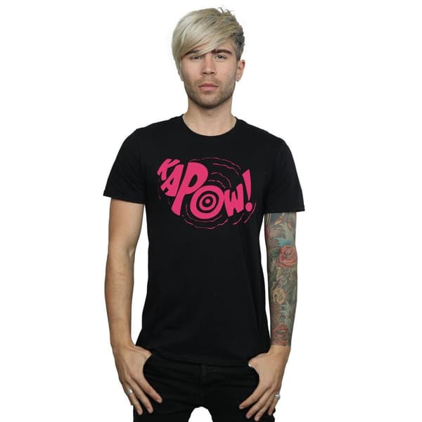 DC Comics Mens Batman TV Series Kapow T-Shirt
