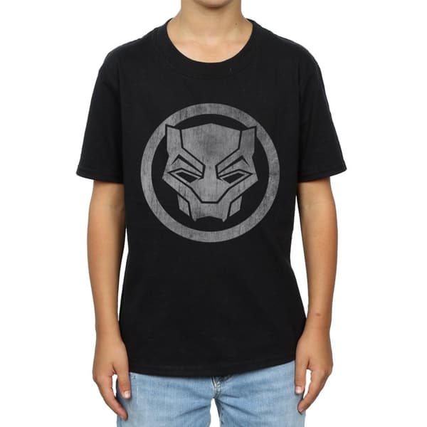 Marvel Black Panther - T-shirt med ikon och tryck för pojkar