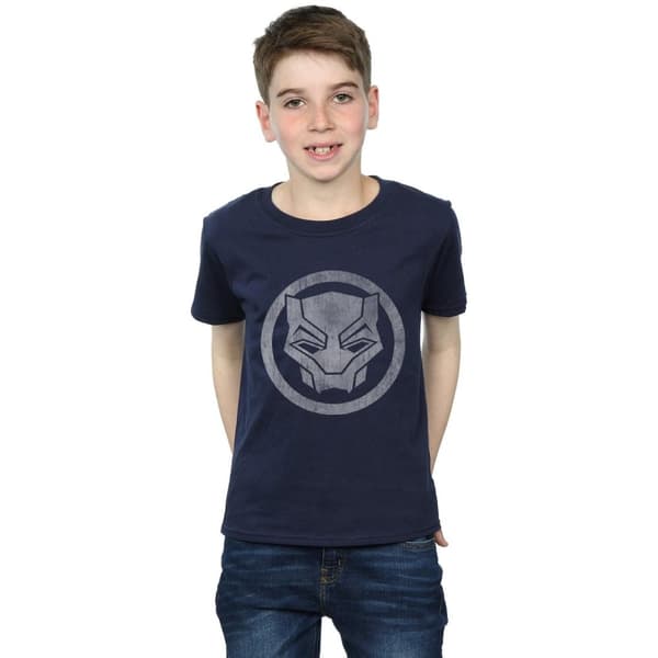 Marvel Black Panther - T-shirt med ikon och tryck för pojkar