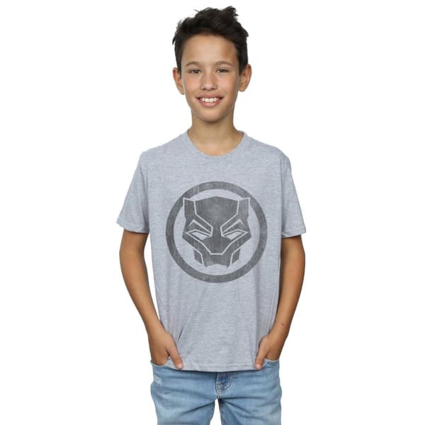 Marvel Black Panther - T-shirt med ikon och tryck för pojkar