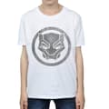 Miniatyrbild 3 av 5: Marvel Black Panther - T-shirt med ikon och tryck för pojkar