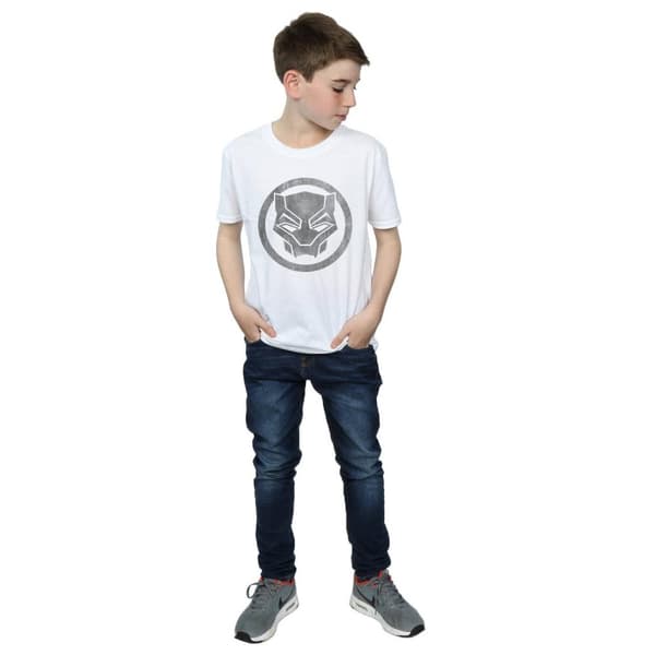 Marvel Black Panther - T-shirt med ikon och tryck för pojkar