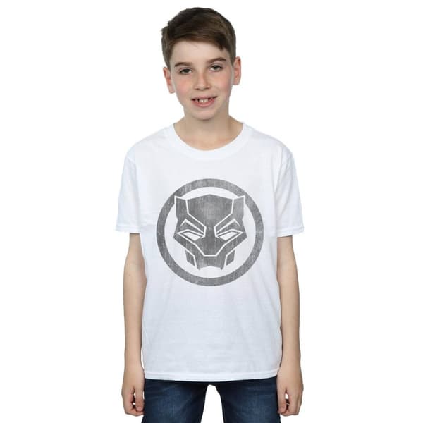 Marvel Black Panther - T-shirt med ikon och tryck för pojkar