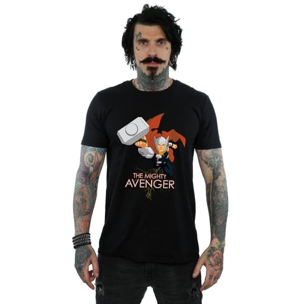 Marvel Mens Thor The Mighty Avenger T-Shirt