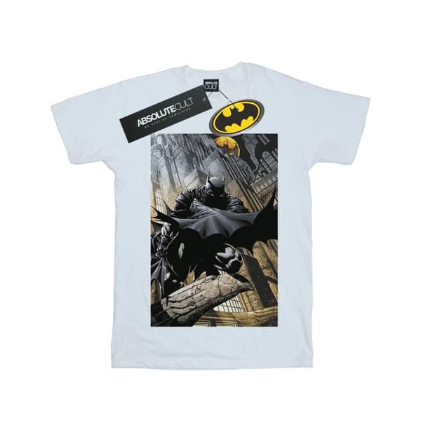 DC Comics Dam/kvinnor Batman Night Gotham City Boyfriend T-shirt i bomull