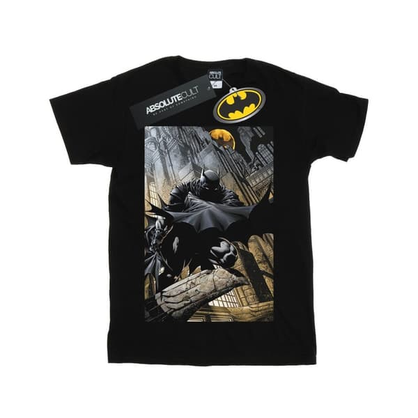 DC Comics Dam/kvinnor Batman Night Gotham City Boyfriend T-shirt i bomull