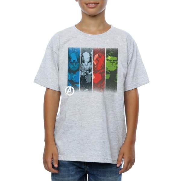 Marvel Avengers Team Strips T-shirt för pojkar