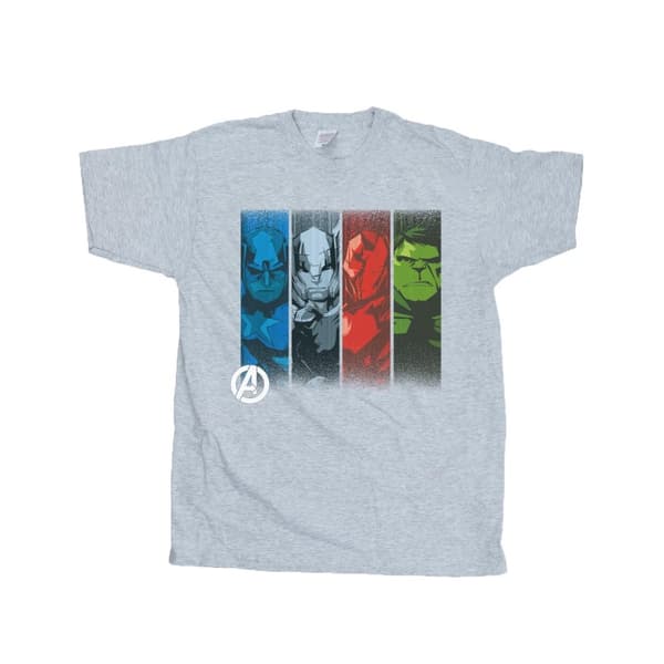 Marvel Avengers Team Strips T-shirt för pojkar