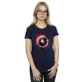 Miniatyrbild 2 av 3: Marvel Dam/Tjej Avengers Captain America Art Shield Bomulls-T-shirt