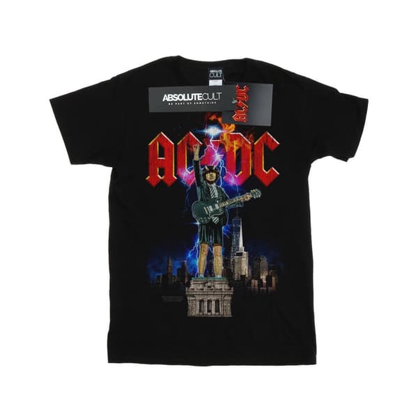 AC/DC T-shirt i bomull från Angus NYC för flickor