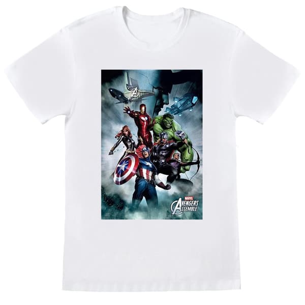 Marvel Pojkar Avengers Assemble Team Montage T-shirt