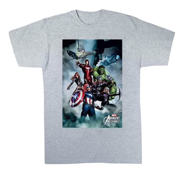 Marvel Pojkar Avengers Assemble Team Montage T-shirt
