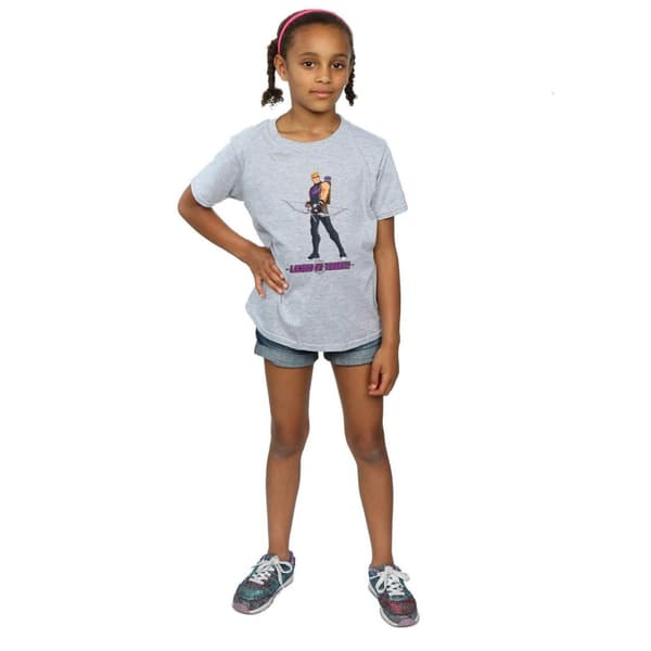 Marvel Girls Hawkeye Locked On Target Cotton T-Shirt
