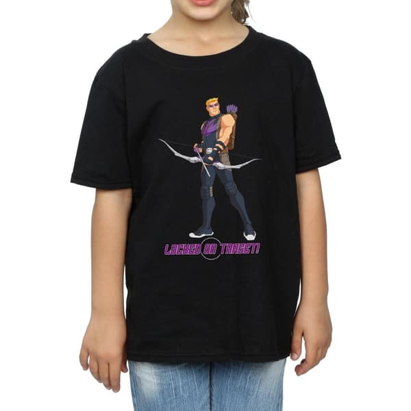 Marvel Girls Hawkeye Locked On Target Cotton T-Shirt