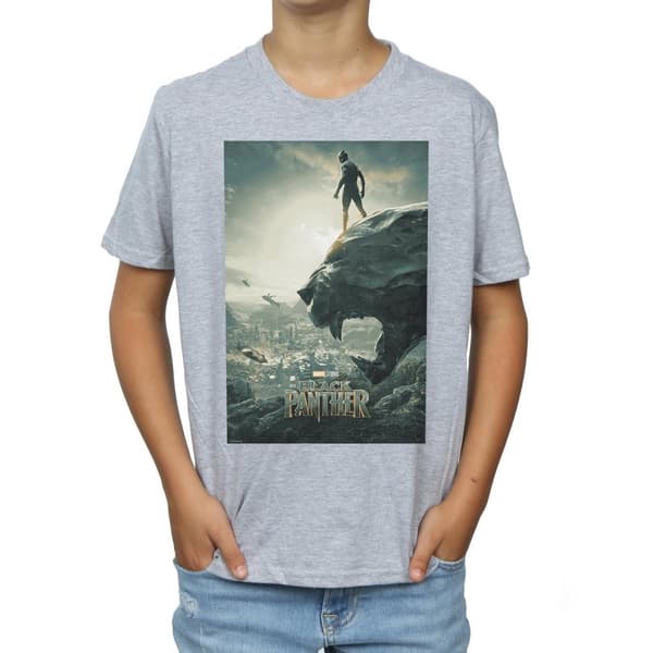 Marvel Black Panther Poster T-shirt för pojkar