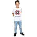 Miniatyrbild 4 av 5: Marvel T-shirt med sköldtext från Captain America för pojkar