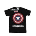 Miniatyrbild 1 av 5: Marvel T-shirt med sköldtext från Captain America för pojkar