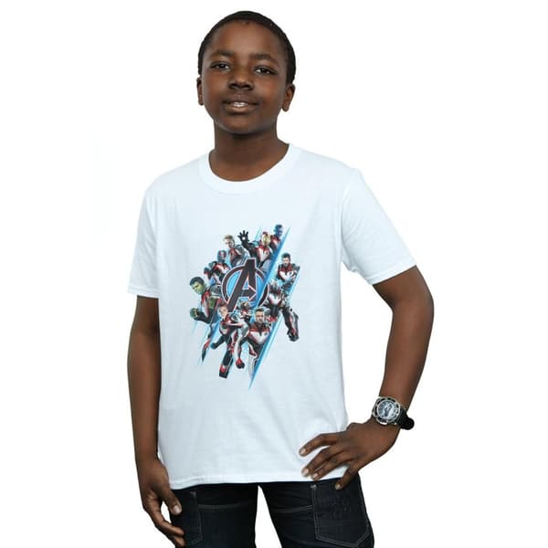 Marvel Boys Avengers Endgame Logo Team T-Shirt