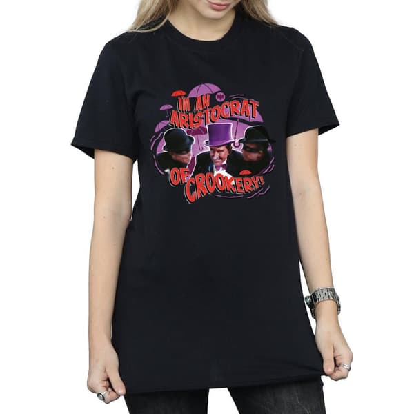 DC Comics Womens/Ladies Batman TV Series The Penguin Aristocrat Cotton Boyfriend T-Shirt